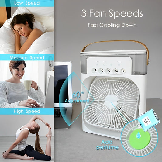 3-in-1 Mini Air Cooler – Fan & Humidifier India